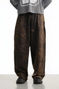 DARK OAK FADED LOOSE FIT PANTS